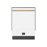 Forno Romano Espresso 24-Inch Built-In Dishwasher, White Finish, Stainless Steel Tub, 49 dBA, Energy Star Certified