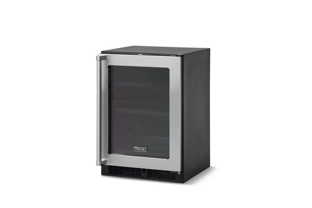 24"W. Panel Ready Glass Door Beverage Center