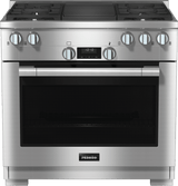 HR 1135-3 G AG GR - 36" Range All Gas with DirectSelect, Twin convection fans and M Pro dual stacked burners