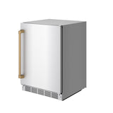 Gordon Ramsay Collection 24 Inch Outdoor Undercounter Beverage Cooler In Stainless Steel/bronze