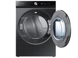 Bespoke 7.6 cu. ft. Ultra Capacity Electric Dryer with Super Speed Dry and AI Smart Dial in Brushed Black