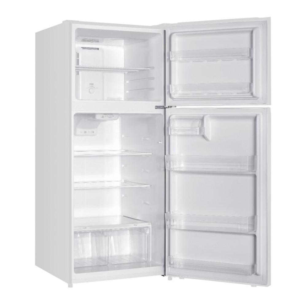Verona VEFTF2817RWH 28 inch Top Freezer Refrigerator with 17.6 cu. ft. Total Capacity, Reversible Doors, Recessed Handle, Energy Star (White)
