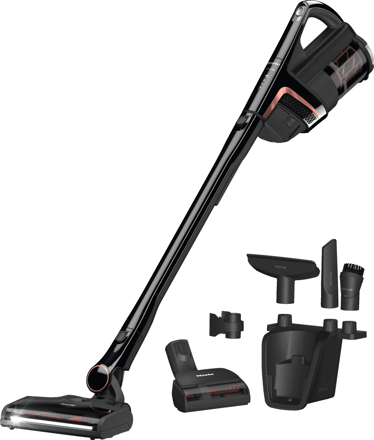 Triflex HX2 Cat & Dog Obsidian black - Cordless stick vacuum cleaner Consistently high suction power  60 min runtime  incl. pet hair brush