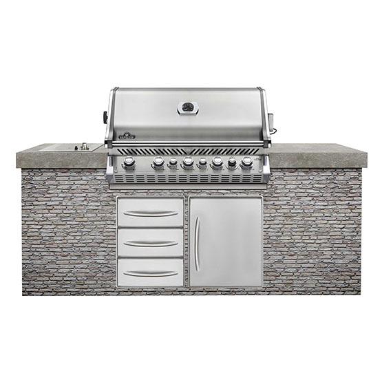 Built-In Prestige PRO 665 with Infrared Rear Burner