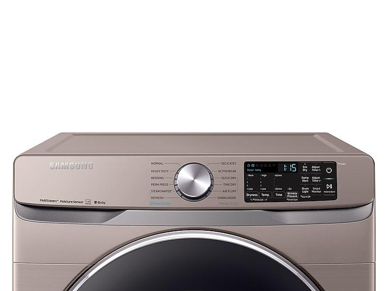 7.5 cu. ft. Smart Gas Dryer with Steam Sanitize+ in Champagne