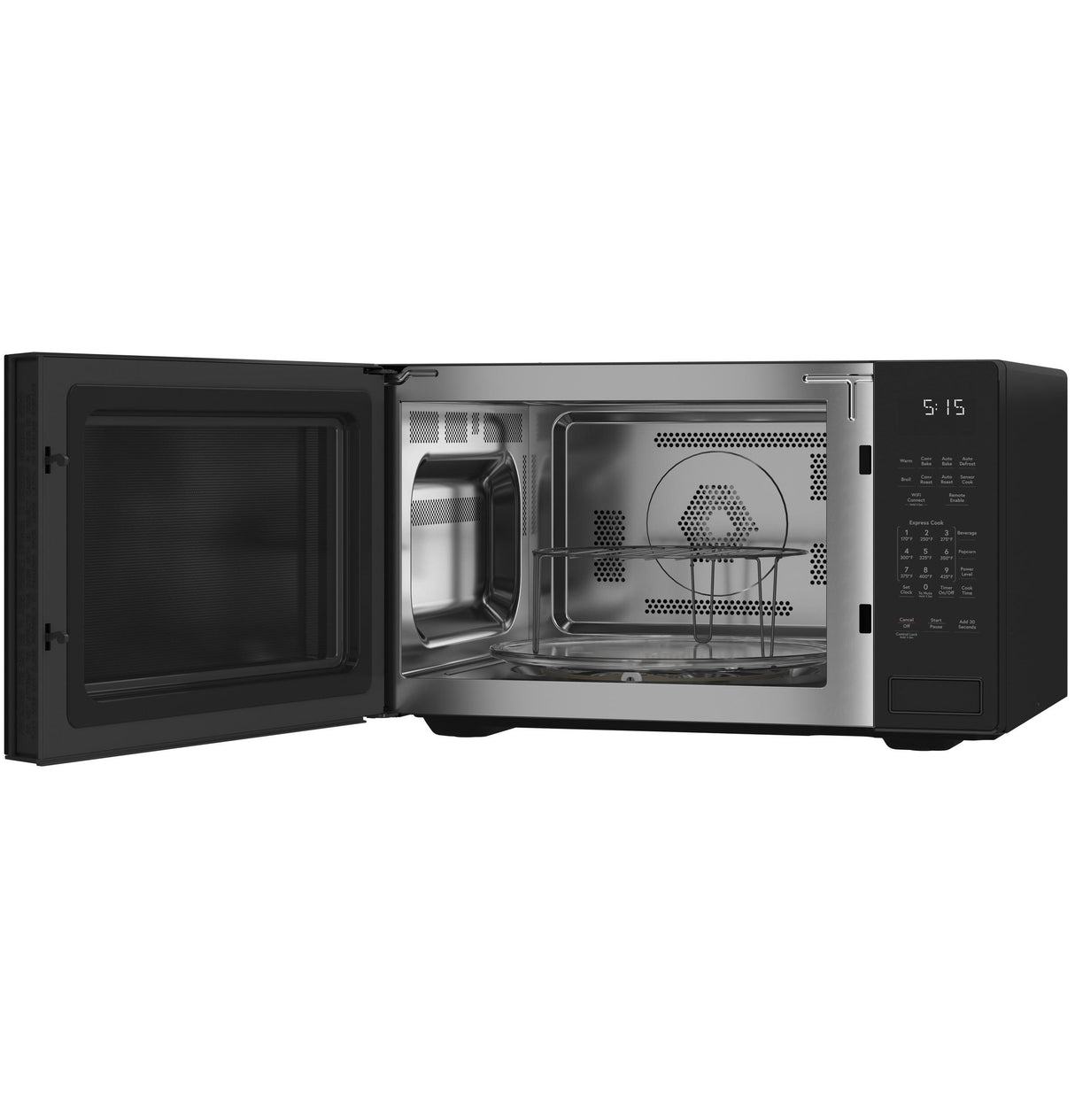 CAF(EBACK)™ 1.5 Cu. Ft. Smart Countertop Convection/Microwave Oven in Platinum Glass
