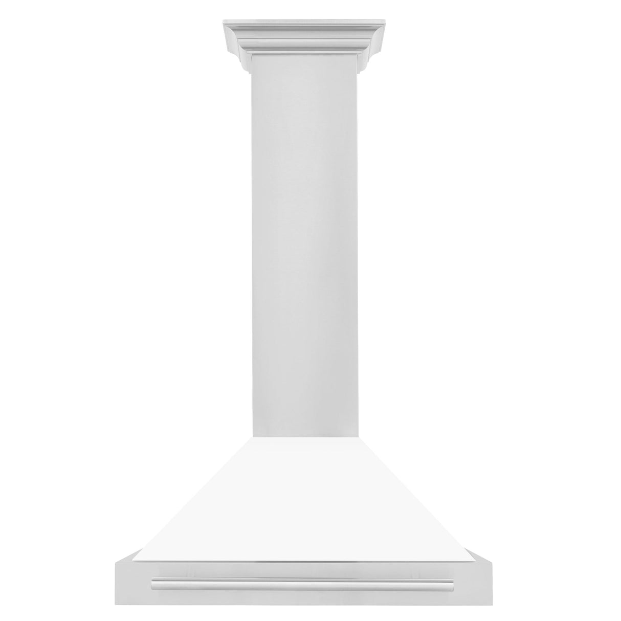 ZLINE 30 in. Convertible Stainless Steel Range Hood with Stainless Steel Handle (KB4STX-30) [Color: White Matte]