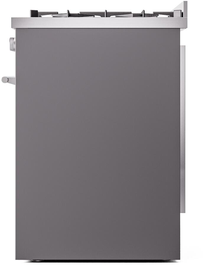 Professional Plus II 30 Inch Dual Fuel Liquid Propane Freestanding Range in Matte Graphite with Trim