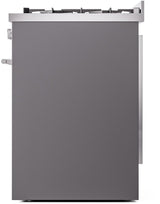 Professional Plus II 30 Inch Dual Fuel Liquid Propane Freestanding Range in Matte Graphite with Trim