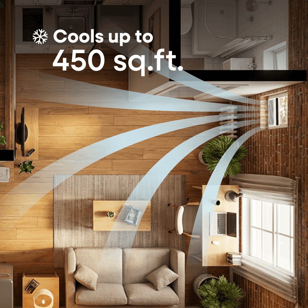 Element 10,000 BTU, 115V Inverter Window Air Conditioner - White (EHWR10BE)