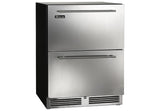 24" ADA height compliant Indoor Refrigerator Drawers, fully integrated panel-ready, with lock