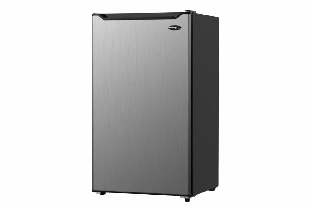 Danby 3.2 cu. ft. Compact Fridge in Stainless Steel Look