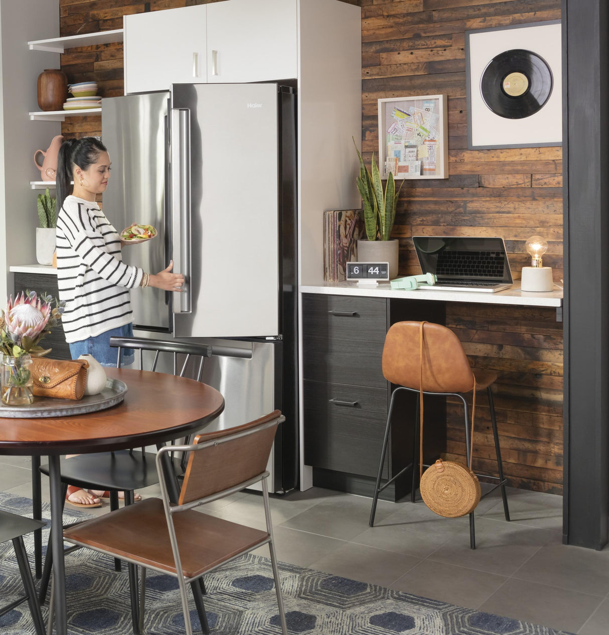Haier ENERGY STAR® Smart Top Control with Stainless Steel Interior Dishwasher with Sanitize Cycle