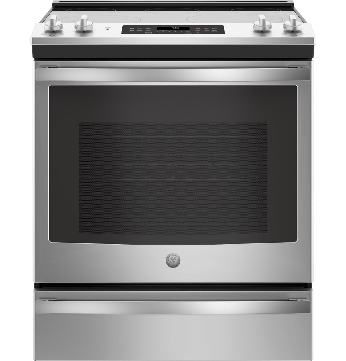 GE® 30" Slide-In Electric Convection Range