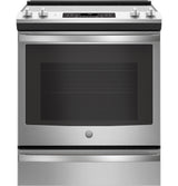 GE® 30" Slide-In Electric Convection Range