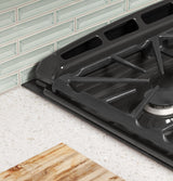 GE Profile™ Series 30" Slide-In Front Control Double Oven Gas Range