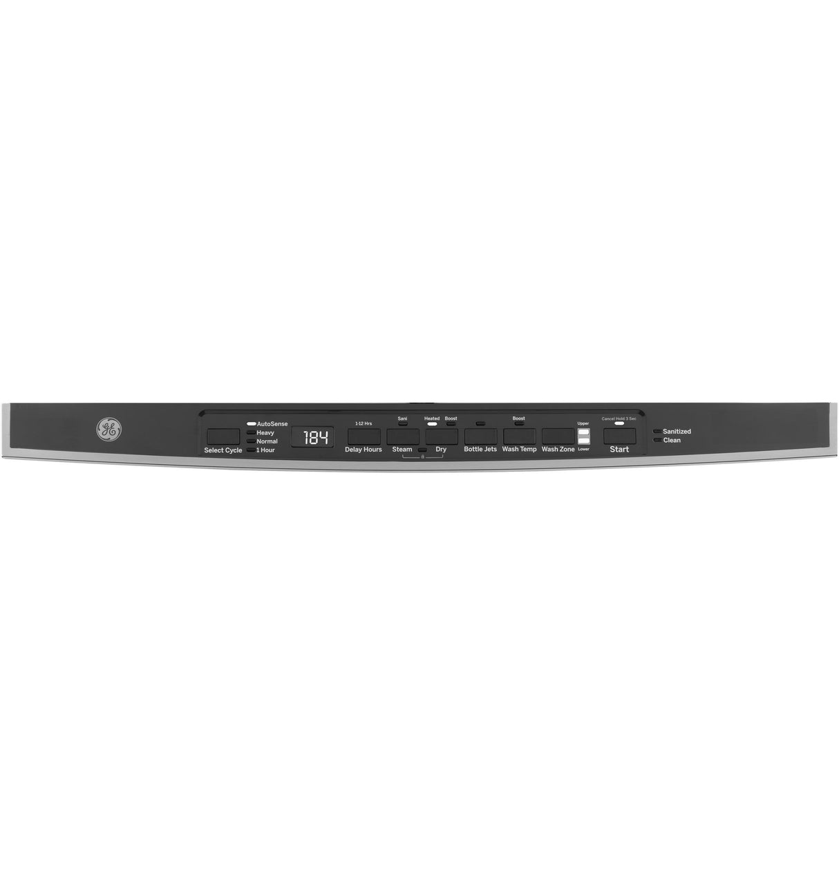 GE® Top Control with Stainless Steel Interior Door Dishwasher with Sanitize Cycle & Dry Boost