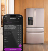 GE Profile™ ENERGY STAR® 22.4 Cu. Ft. Smart Counter-Depth 4-Door French-Door Refrigerator with Kitchen Assistant™