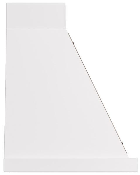 Nostalgie 36 Inch White Wall Mount Convertible Range Hood