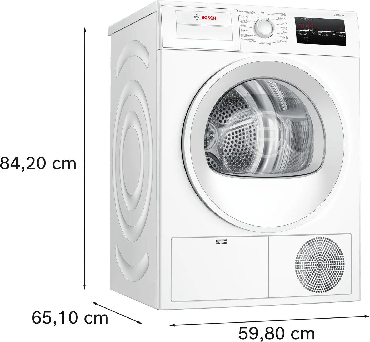 300 Series Compact Condensation Dryer White