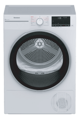 24" Compact Heat Pump Ventless Dryer 4.5 cu-ft, White Door Ring, White. Rated Energy Star most Efficient 2024