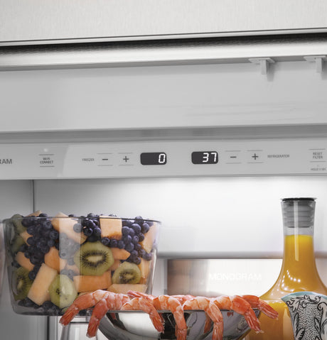 Monogram 42" Smart Built-In Side-by-Side Refrigerator with Dispenser