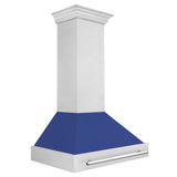 ZLINE 36 in. DuraSnow Stainless Steel Range Hood with DuraSnow Shell (8654SNX-36) [Color: Blue Matte]