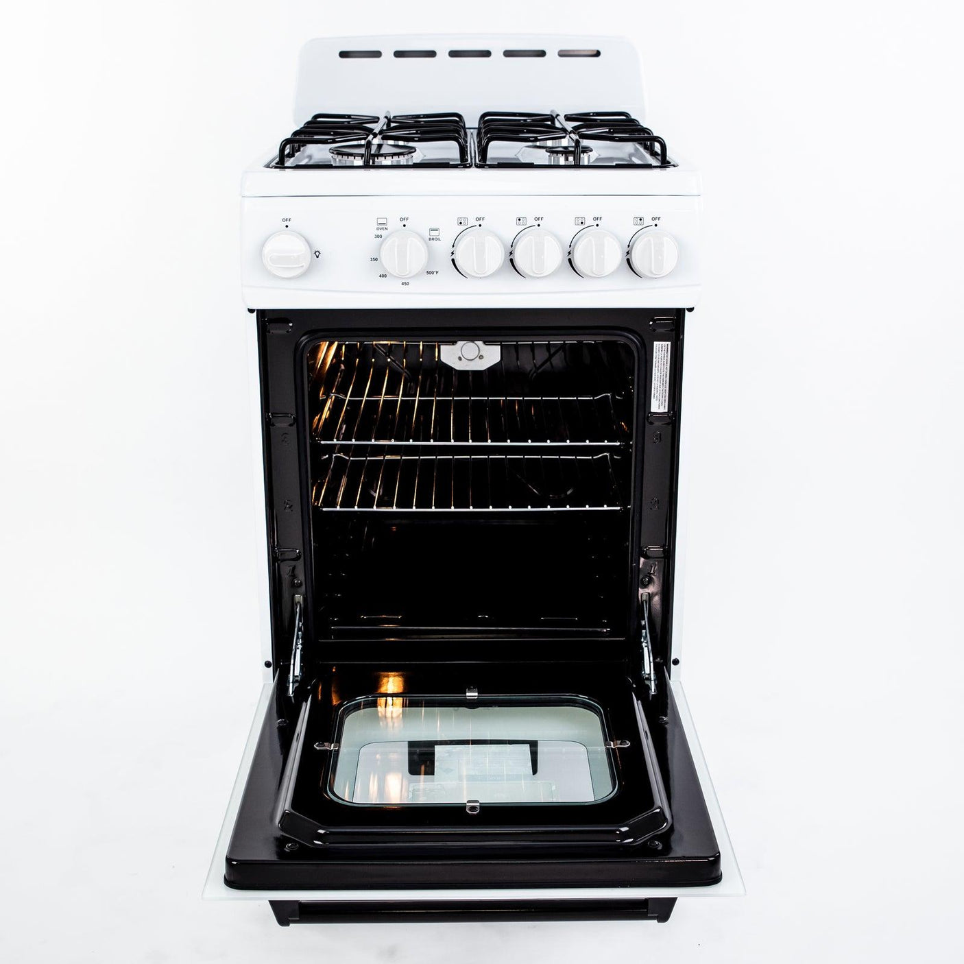 Avanti 20" Gas Range - White