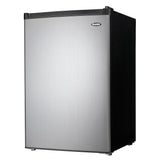 Danby 4.5 cu. ft. Compact Fridge with True Freezer in Stainless Steel Look