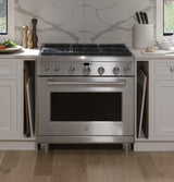 GE Cafe™ Series 36" All Gas Professional Range with 6 Burners (Natural Gas)