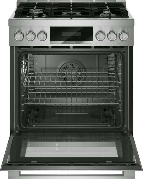 800 Series, Gas freestanding range, 30'', Stainless steel