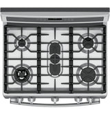GE Profile™ Series 30" Free-Standing Gas Convection Range with Warming Drawer