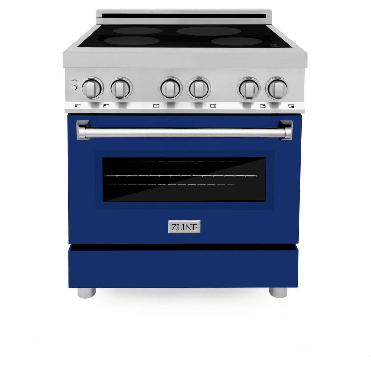 ZLINE 30" 4.0 cu. ft. Induction Range with a 4 Element Stove and Electric Oven in Stainless Steel (RAIND-30) [Color: DuraSnow®]