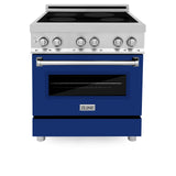 ZLINE 30" 4.0 cu. ft. Induction Range with a 4 Element Stove and Electric Oven in Stainless Steel (RAIND-30) [Color: DuraSnow®]