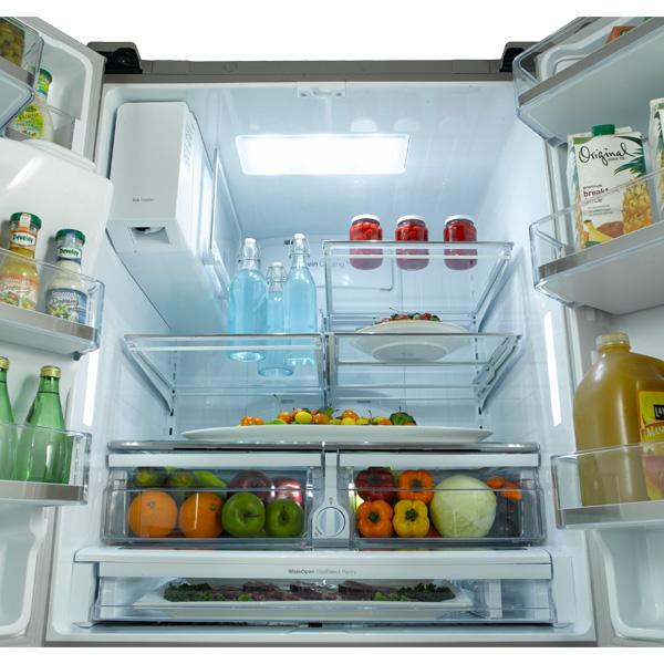 36" Wide, 31 cu. ft. French Door Refrigerator, with Dual Ice Maker (Stainless Steel)