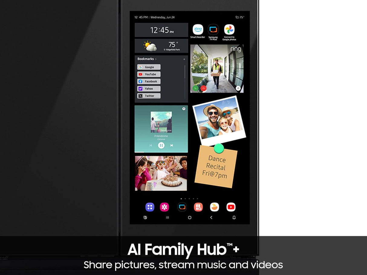 Bespoke AI 4-Door French Door AI Family Hub™  AI Vision & Inner Beverage Center  23 cu.ft.