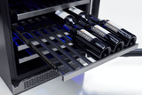 Presrv Wine Cooler, 24in FullSz, SS+Gls, Rvs Dr,1Z