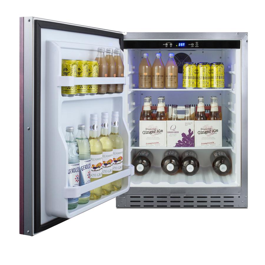 24" Built-in Outdoor Refrigerator, ADA Compliant