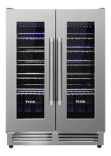 Thor Kitchen 42 Bottle Dual Zone Built-in Wine Cooler - Model Twc2402