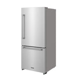 30 Inch Bottom Freezer Refrigerator In Stainless Steel