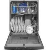 GE® ENERGY STAR® Top Control with Plastic Interior Dishwasher with Sanitize Cycle & Dry Boost
