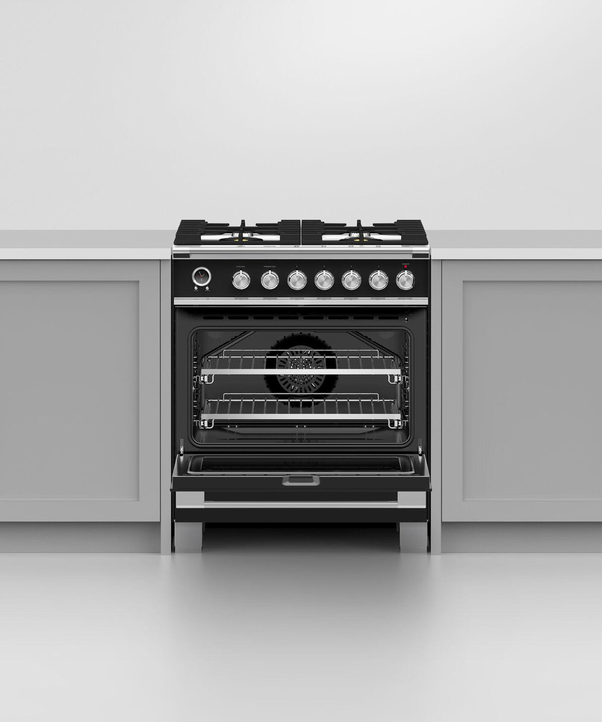 30" Series 9 Classic 4 Burner Dual Fuel Self-Cleaning Range