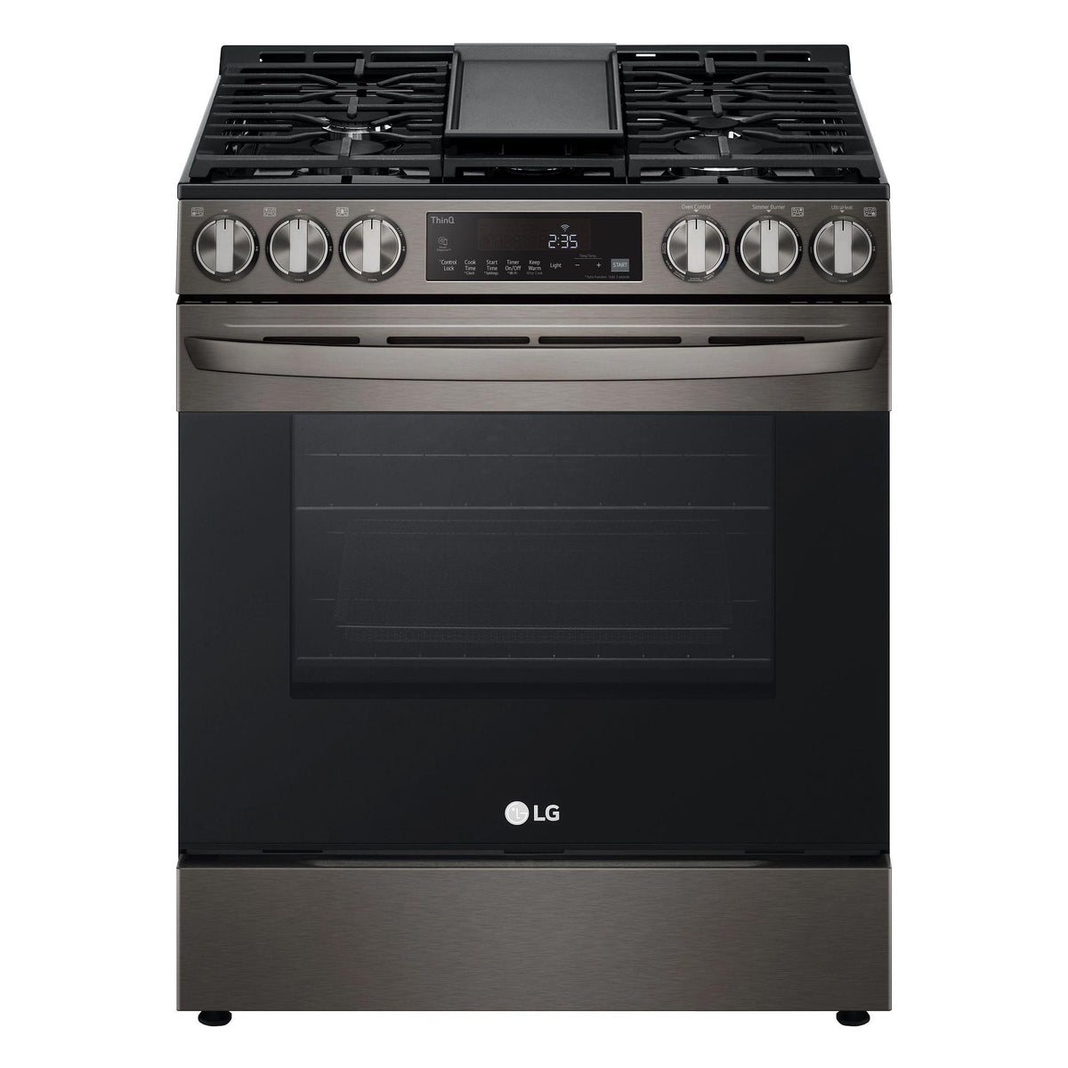 5.8 cu ft. Smart Wi-Fi Enabled Fan Convection Gas Slide-in Range with Air Fry & EasyClean®