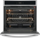 30" Single Electric Wall Oven with Stone-Baked Pizza