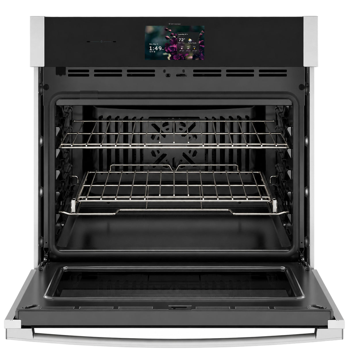 GE Profile™ 30" Smart Built-In Convection Single Wall Oven with No Preheat Air Fry and Precision Cooking