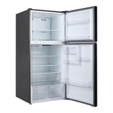 Verona VEFTF3021RBK 30 inch Top Freezer Refrigerator with 21 cu. ft. Total Capacity, Reversible Doors, Recessed Handle, Energy Star (Black)