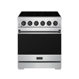 30 Inch Professional Electric Range With Precision Knob Control In Stainless Steel and Black  Gordon Ramsay Series