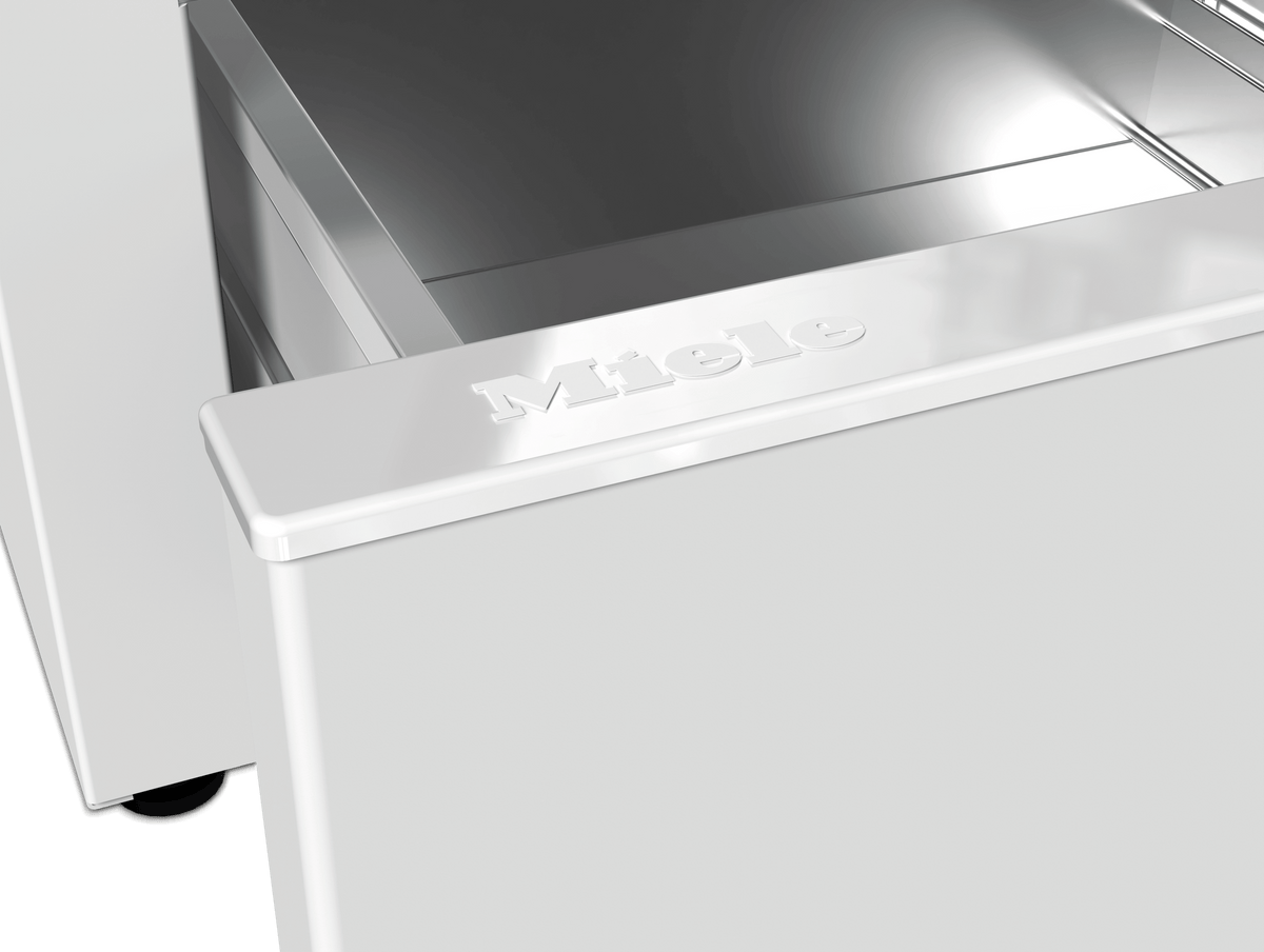 Built-under plinth with drawer - for more convenient loading and unloading due to higher installation.