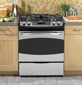 GE Profile Series 30" Slide-In Gas Range
