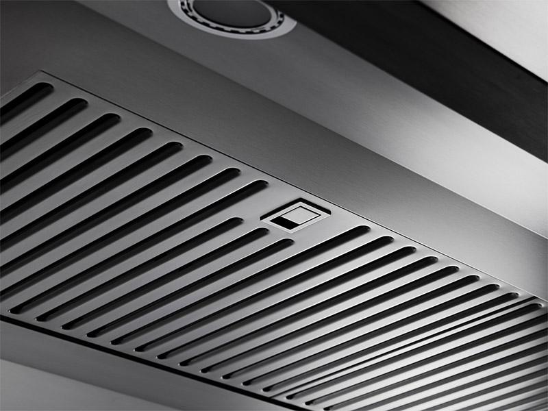 42" Chimney Wall Hood, Silver Stainless Steel